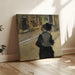 Maalauksen jäljennös Nainen maalaus takaa päin (Museovierailu) - Edgar Degas