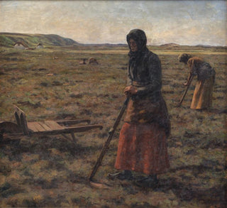 Jens Vige - Kvinder hakker lyng.webp