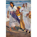 Maalauksen jäljennös Naiset kalastamassa Valenciassa - Joaquín Sorolla