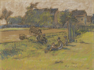 Ferdinand Balzer - Children on a meadow.webp