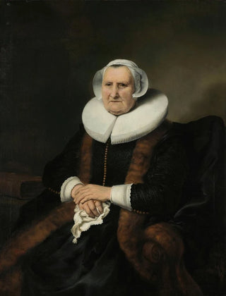 Ferdinand Bol - Portrait of an Old Lady Possibly Elisabeth Bas.webp