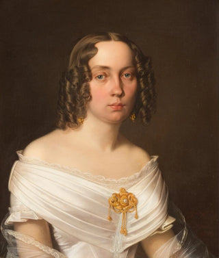 Ferdinand Friedrich Wilhelm Weiss - Portrait of an elegant lady.webp