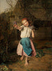 La fille violette - Ferdinand Georg Waldmüller — näkymä teoksesta