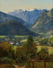 Le Dachstein de Sophien-Doppelblick près d'Ischl - Ferdinand Georg Waldmüller — näkymä teoksesta