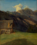 Le refuge alpin sur le Hoisenrad près d'Ischl - Ferdinand Georg Waldmüller — näkymä teoksesta