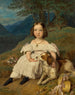 Julia Comtesse Apraxine - Ferdinand Georg Waldmüller — näkymä teoksesta