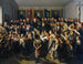 "Les enfants de familles pauvres sont aidés par la commune de Spittelberg à l'occasion de la Saint-Michel avec des vêtements d'hiver." - Ferdinand Georg Waldmüller — näkymä teoksesta