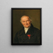 Portrait Franz Benoit - Ferdinand Georg Waldmüller — kehystetty taideteos seinällä