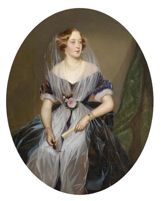 Ferdinand Georg Waldmller - Portrait einer adeligen Dame.webp