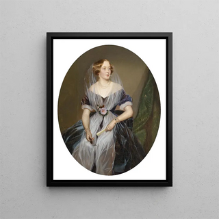 Ferdinand Georg Waldmller - Portrait einer adeligen Dame.webp