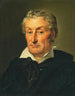 Portrait d'un gentleman aux cheveux blancs ondulés - Ferdinand Georg Waldmüller — näkymä teoksesta
