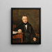 Portrait de Josef von Stadler - Ferdinand Georg Waldmüller — kehystetty taideteos seinällä