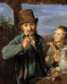 Taglöhner avec son fils - Ferdinand Georg Waldmüller — näkymä teoksesta