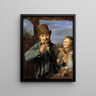 Ferdinand Georg Waldmller - Taglhner mit seinem Sohn.webp