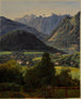 Le Dachstein vu depuis la Sophienplatz - Ferdinand Georg Waldmüller — näkymä teoksesta