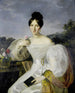 Dame en robe blanche - Atelier de Ferdinand Georg Waldmüller — näkymä teoksesta