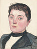 Portrait d'une jeune Bernoise inconnue - Ferdinand Hodler — näkymä teoksesta
