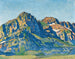 Les Dents Blanches - Ferdinand Hodler — näkymä teoksesta