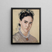 Portrait de Marie Elise Bernhard Hodler - Ferdinand Hodler — kehystetty taideteos seinällä