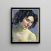 Portrait du mannequin Giulia Leonardi - Ferdinand Hodler — kehystetty taideteos seinällä