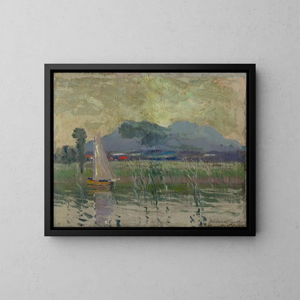 Motif de Chiemsee - Ferdinand Katona — kehystetty taideteos seinällä