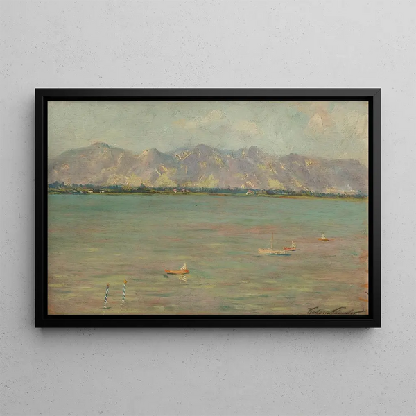 Ferdinand Katona - Mountain Landscape with a Lake.webp