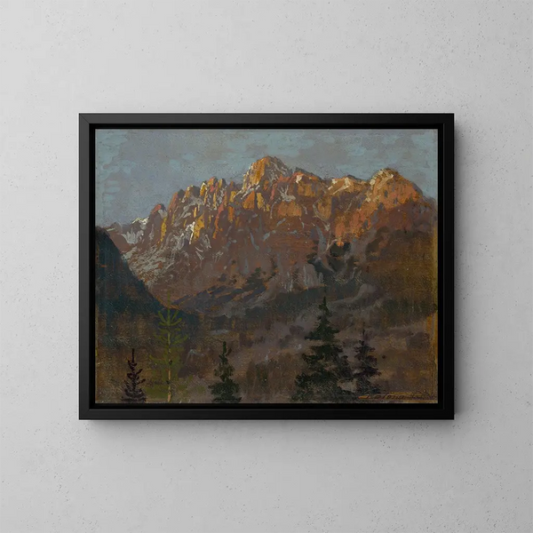 Motif des Tatras - Ferdinand Katona — kehystetty taideteos seinällä