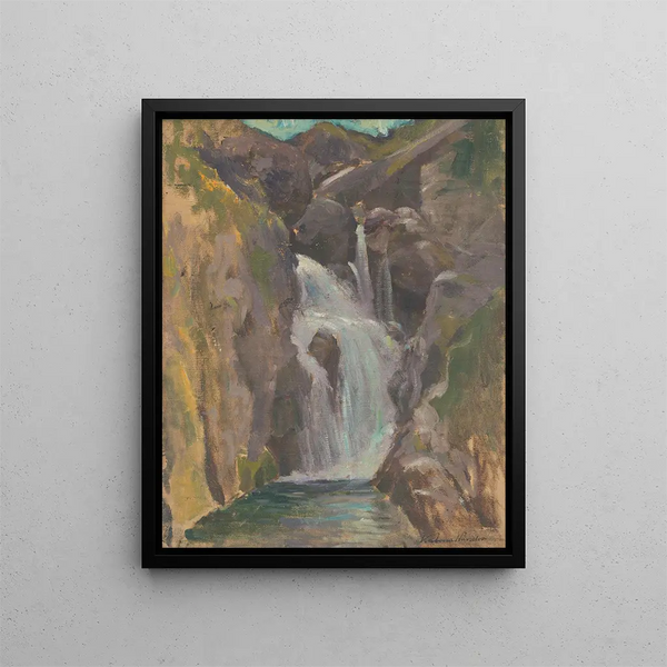 Cascade - Ferdinand Katona — kehystetty taideteos seinällä