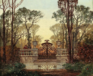 Ferdinand Knab - At the Castle grounds.webp