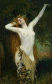 Bacchante-maalaus - Ferdinand Leeke — näkymä teoksesta
