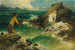Sirènes-maalaus - Ferdinand Leeke — näkymä teoksesta