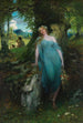 Nymphe des bois et berger - Ferdinand Leeke — näkymä teoksesta
