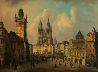 Ferdinand Lepie - Der Altstdter Ring in Prag.webp