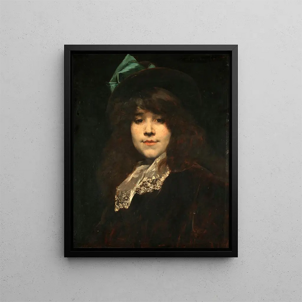 Juana Romani - Ferdinand Roybet — kehystetty taideteos seinällä