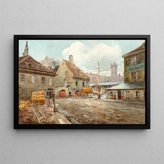 Ferdinand Weckbrodt - Der Tandelmarkt in Wien.webp