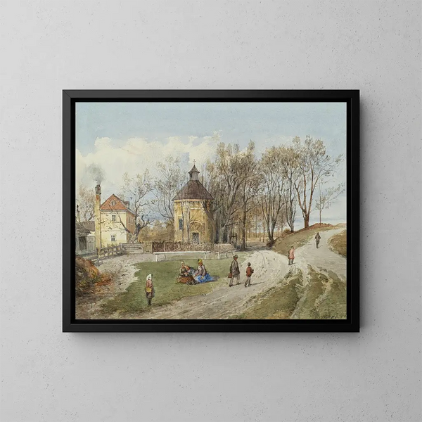 La chapelle Brigitta à Vienne Brigittenau - Ferdinand Weckbrodt — kehystetty taideteos seinällä