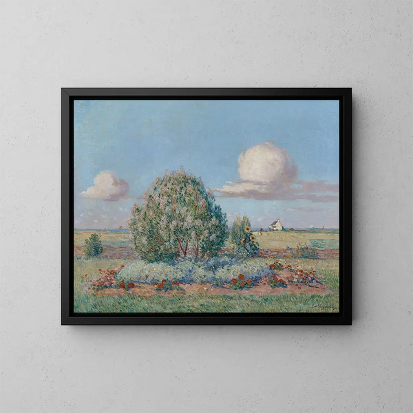 Parterre fleuri - Ferdinand du Puigaudeau — kehystetty taideteos seinällä