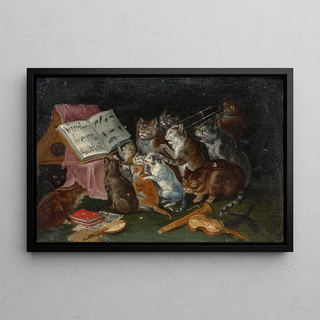 Ferdinand van Kessel - Concert of the cats.webp