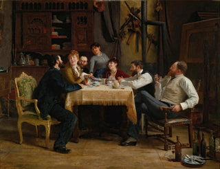 Un déjeuner entre amis - Fernand Cormon — näkymä teoksesta
