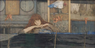 Fernand Khnopff - I lock my door upon myself.webp