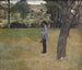 Le garde-chasse - Fernand Khnopff — näkymä teoksesta