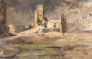 Fernand Sabatt - The Arras Belfry 1916.webp
