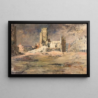 Fernand Sabatt - The Arras Belfry 1916.webp