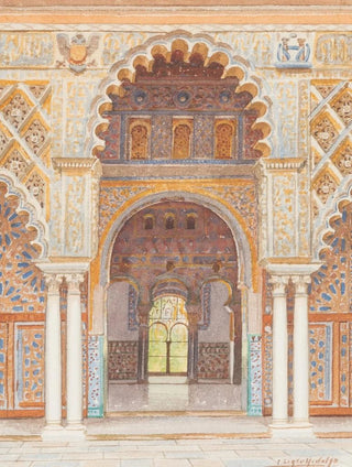 Fernando LigerHidalgo - Patio In The Alczar Of Seville.webp