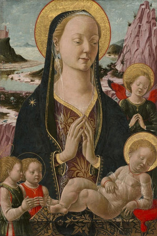 Ferrarese 15th Century - Madonna and Child with Angels.webp