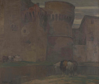 Ferruccio Scattola - Een kasteel in Umbri.webp