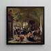 Juhla kapakassa - Jan Steen — kehystetty taideteos seinällä