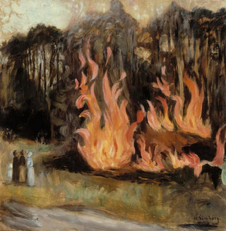 Feux de joie - Hugo Simberg