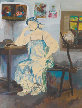 Filipp Malyavin - Seated Woman In An Interior.webp