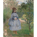 Maalauksen jäljennös Tytär koiran kanssa - Claude Monet